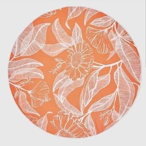 Summer & Rose Orange Roundie Towel NEW